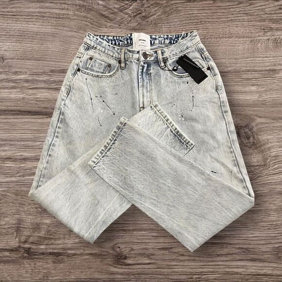 One x Teaspoon Awesome Baggies High Waist Straight Jeans - Florence Painted 28 - Picture 7 of 8